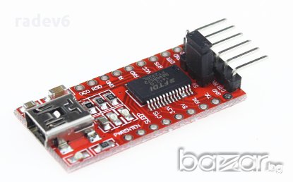 FT232RL FT232 FTDI USB 3.3V 5.5V to TTL Serial Adapter, снимка 1