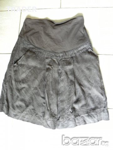 Дамска ленена пола за бременни H&M Mama, снимка 1 - Поли - 12384334
