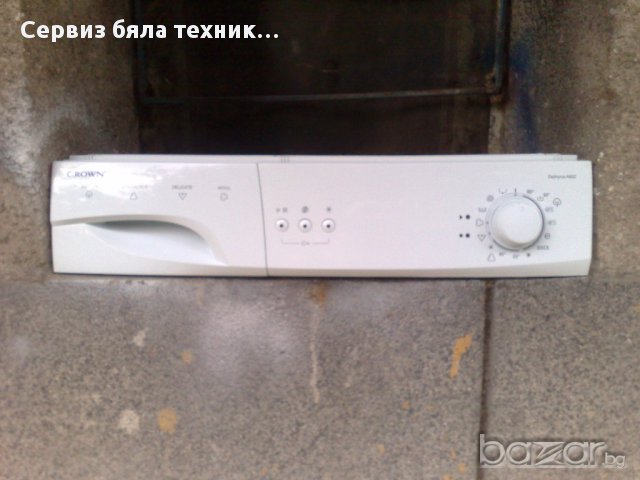 Продавам отлична управляваща  платка с предният панел за пералня Кроун Crown A40 Zephyrus