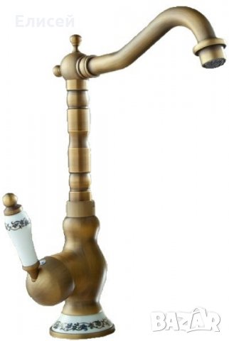 Серия дизайнерски смесители за баня и кухня ретро Antique, снимка 2 - ВИК - 25303068