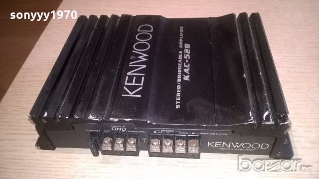 kenwood-car audio amplifier-внос швеицария, снимка 1 - Ресийвъри, усилватели, смесителни пултове - 19563924