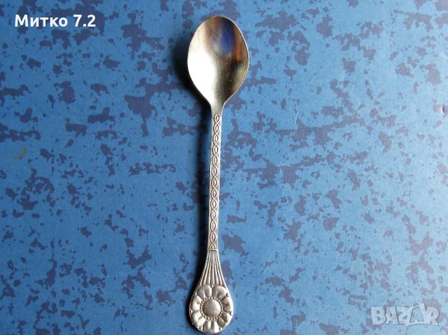 руска сребърна лъжичка - 1