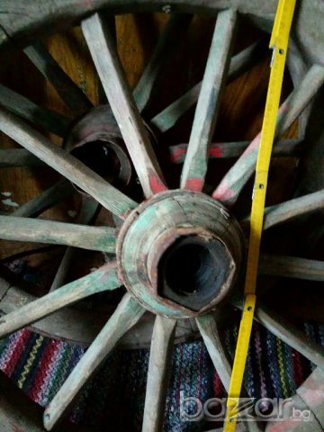 Продавам колела от конска каруца, снимка 3 - Антикварни и старинни предмети - 17876954