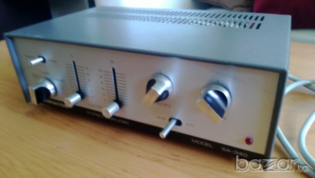 monacor sa-340-stereo amplifier-внос швеицария, снимка 3 - Ресийвъри, усилватели, смесителни пултове - 8116721