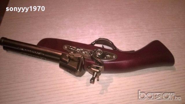 ретро пищов 33см-запалка/антика-внос швеицария, снимка 13 - Антикварни и старинни предмети - 19393499