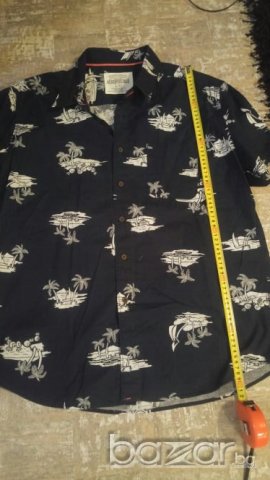 Мъжка риза къс ръкав за морето. 14, снимка 8 - Ризи - 13488966
