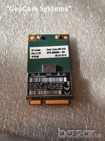 HP F5312W 3G/GPS Ericsson модул (84/10.8 Mbps Speeds,668969-001)