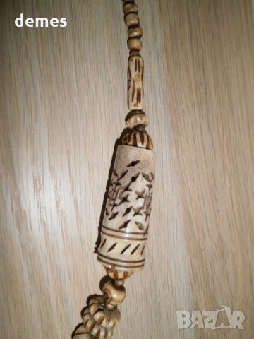 Колие от камилска кост в гръндж стил, снимка 7 - Колиета, медальони, синджири - 23510856