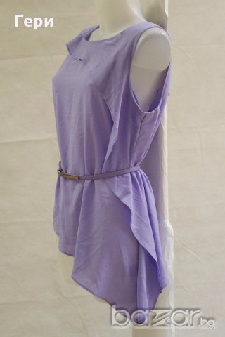 Асиметрична лилава туника Top Secret, снимка 3 - Туники - 18357320