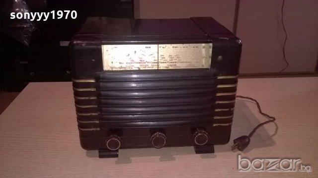 антика-бакелитово-лампово радио-внос франция, снимка 8 - Ресийвъри, усилватели, смесителни пултове - 19440136