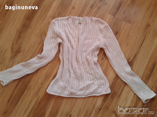 Дамски розов пуловер на МЕХХ - размер-С-М-Л, снимка 1 - Блузи с дълъг ръкав и пуловери - 9513981