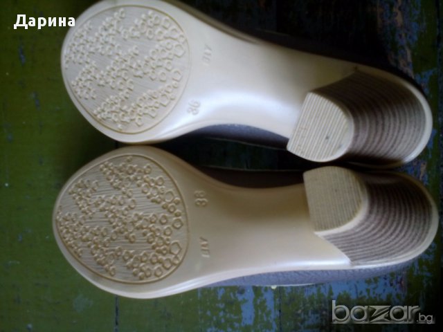 НАМАЛЕНИЕ!!! Дамски обувки от естествена кожа, снимка 4 - Дамски обувки на ток - 15752585