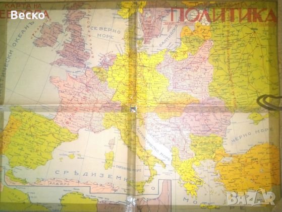 Колекционерски географски карти от вестници печатани през 1939-1941, снимка 7 - Антикварни и старинни предмети - 25822800