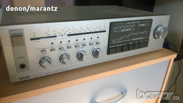 saba rs-940 stereo receiver-made in germany-внос швеицария