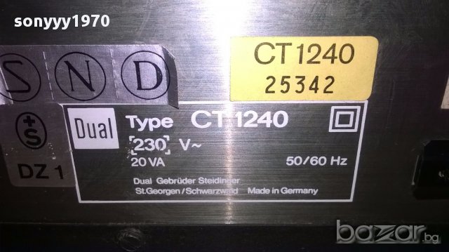 dual ретро колекция-тунер-внос швеицария, снимка 11 - Ресийвъри, усилватели, смесителни пултове - 17201205