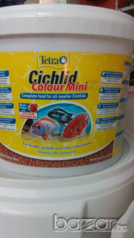 Насипна храна за рибки-Цихлид колор мини