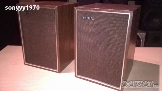 Philips 2бр ретро колони-внос швеицария, снимка 4 - Ресийвъри, усилватели, смесителни пултове - 13143195