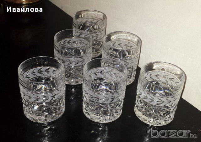 Кристални чаши за уиски , снимка 3 - Други стоки за дома - 14884176