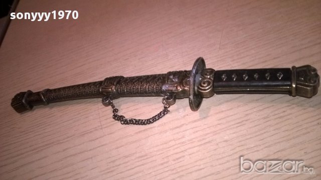 Метален меч с метална кания 24/5см-внос швеицария, снимка 13 - Антикварни и старинни предмети - 16093555