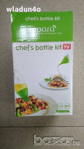 Chef's bottle kit-силиконови шишета за декорация-11лв