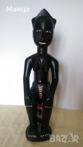 Стара фигура Бауле, снимка 1 - Антикварни и старинни предмети - 22453394