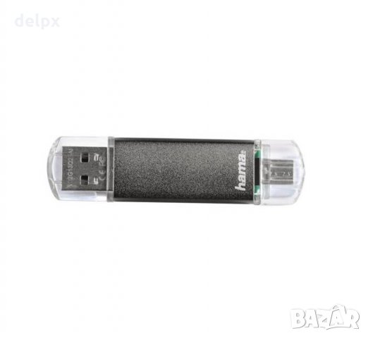 Флаш памет HAMA преносима DUAL USB/MICRO USB 2.0 64GB, снимка 1 - USB Flash памети - 23203946