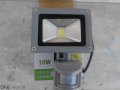 Светодиоден лед прожектор със сензор за движение - 10 Вата, снимка 2