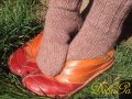 Плетени чорапи ,,Мека топлина в бежово", снимка 3