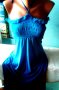   Синя рокля  Valdi, снимка 1 - Рокли - 22057528