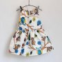 бебешка детска рокля с бухалчета 2--3  год., снимка 1