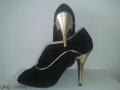 Ест.кожа-Нови,Елегантни обувки, снимка 1 - Дамски обувки на ток - 11820061