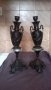 два барокови свещника , снимка 1 - Антикварни и старинни предмети - 23854305