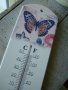 ^^ Пеперуда ^^ - дървен термометър, снимка 2