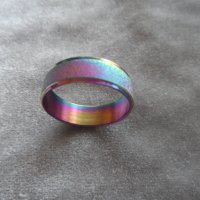 цветен стоманен пръстен, снимка 5 - Пръстени - 18699040
