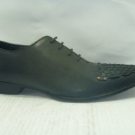 Мъж.обувки НЕДИ СТИЛ 7033 8 ест.кожа черни връзки, снимка 1 - Ежедневни обувки - 14000395