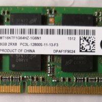  1 по 8гб DDR3L 1600mhz .Micron, pc 12800, sodimm, рам памет за лаптоп , снимка 1 - RAM памет - 21883758