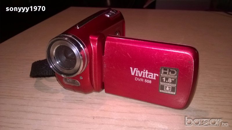 Vivitar hd usb/sd card camera 9.5/6/4см внос швеицария, снимка 1