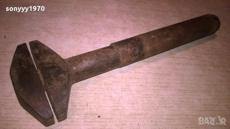 стар раздвижен ключ-внос швеция-25х8см, снимка 1