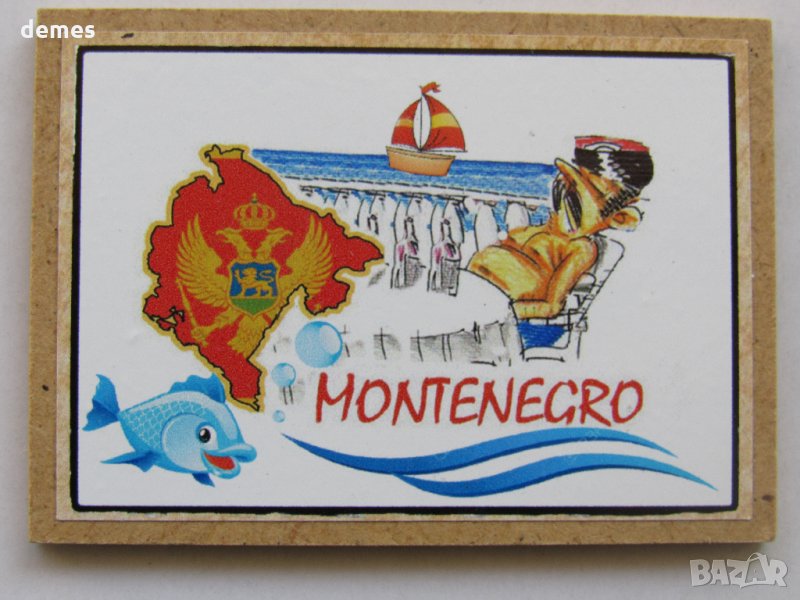 Автентичен магнит от Черна гора, серия-11, снимка 1