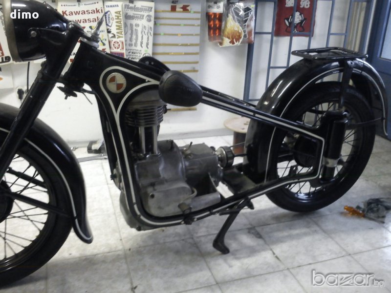 КУПУВАМ! Части за стари ретро мотори БМВ ЕМВ р 35 ,АВО МЗ-БК350 и др., снимка 1