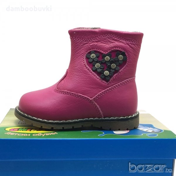 Детски ботушки CHIPPO естествена кожа розово 21/24, снимка 1
