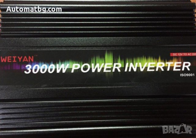 Инвертор 3000W на напрежение от 12V или 24V на 220V, снимка 3 - Аксесоари и консумативи - 23936216