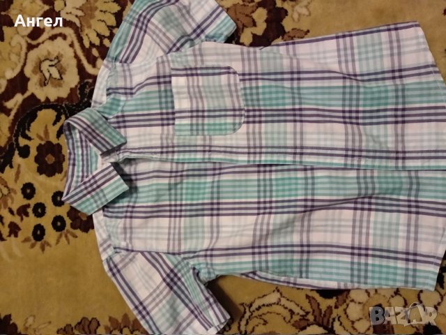 Детска риза с къс ръкав, снимка 1 - Детски ризи - 25247977
