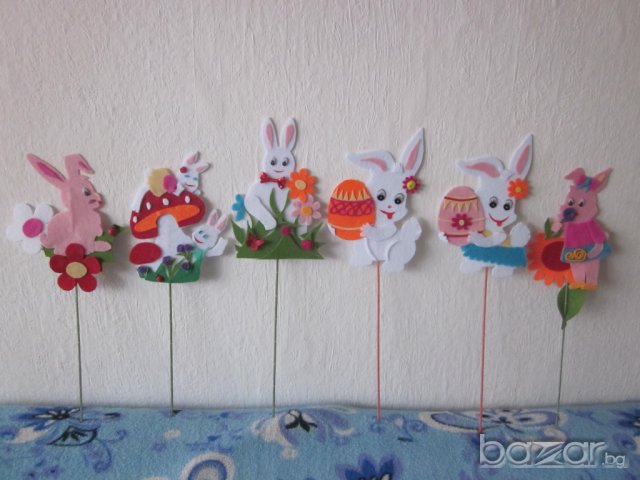 Зайчета от филц, снимка 2 - Други - 7881133