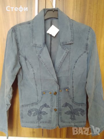 Дамско сиво сако, снимка 3 - Сака - 23272741