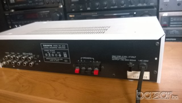 sanyo ja20l-stereo amplifier-нов внос швеицария, снимка 9 - Ресийвъри, усилватели, смесителни пултове - 7209658