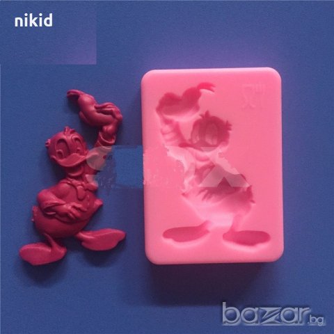 Доналд Дък патока силиконов молд форма за декорация торта фондан шоколад и др