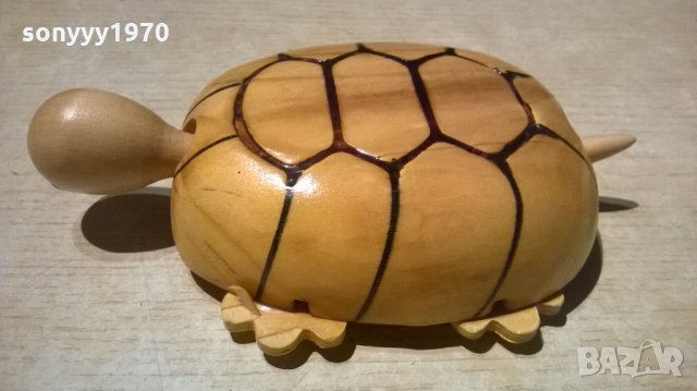 костенурка-дърво и механизъм-17х11х4см