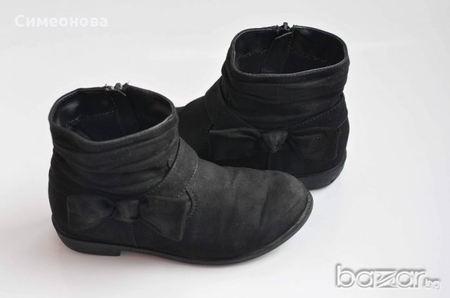 Черни, леки ботички за момиче, снимка 3 - Детски маратонки - 21277749