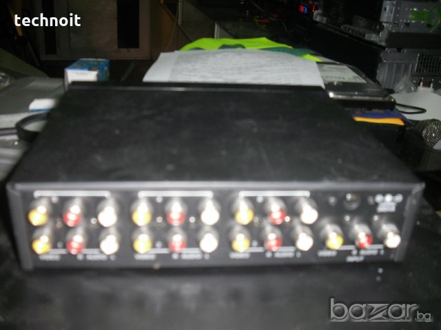 6 Port Composite-Splitter SpeaKa Professional 352500 Schwarz, снимка 3 - Приемници и антени - 20842253